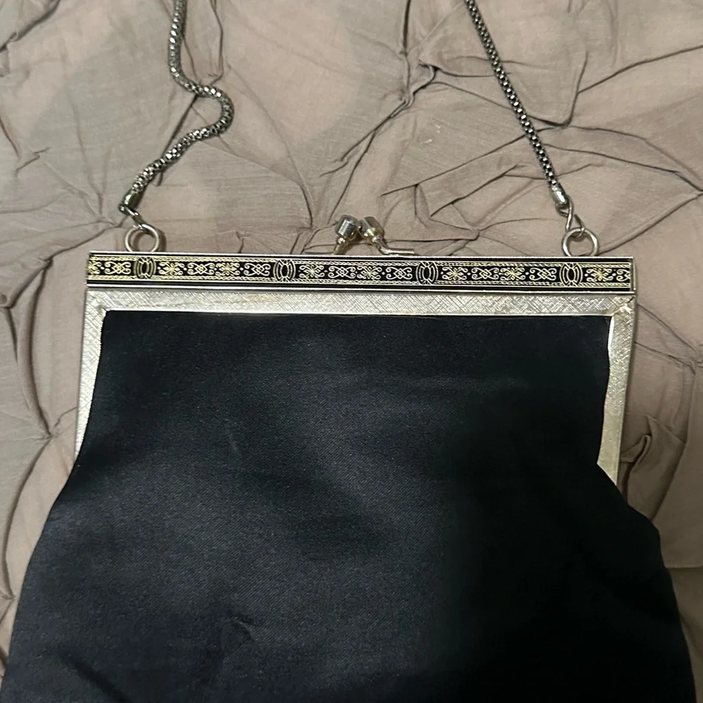 Vintage Black La ReGale Formal Purse (see description)
